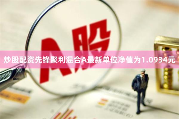 炒股配资先锋聚利混合A最新单位净值为1.0934元